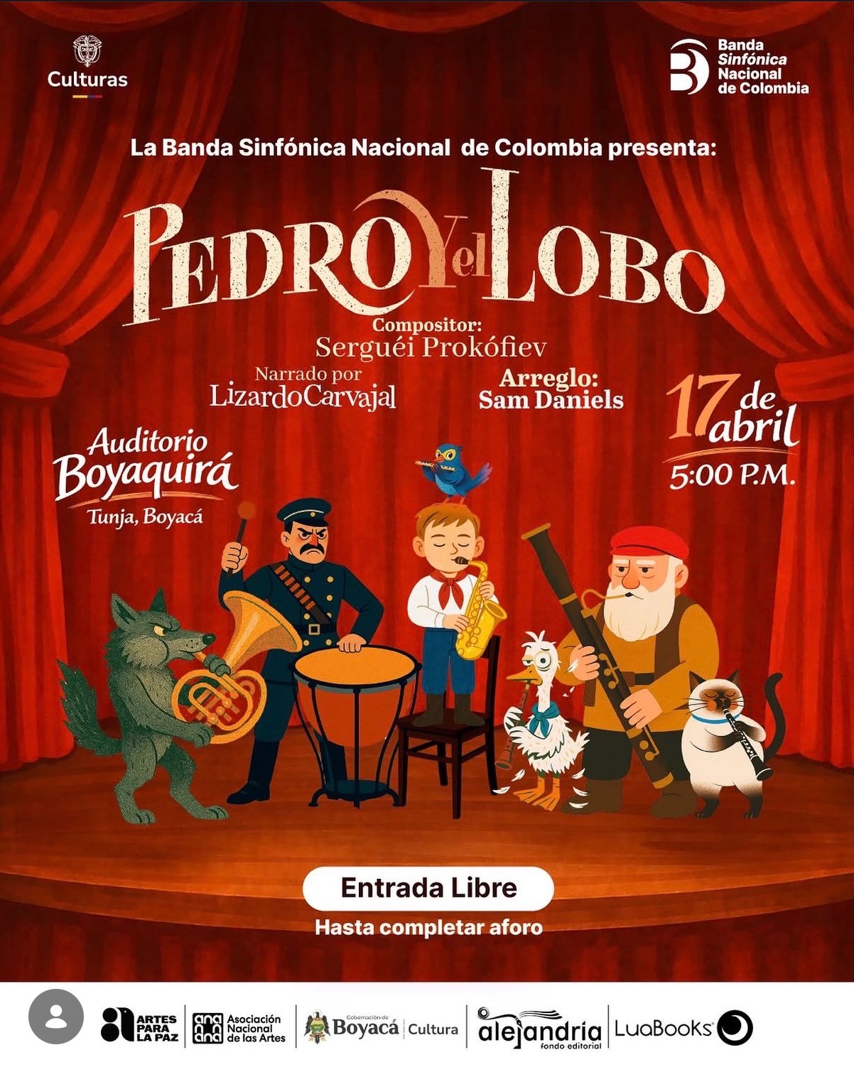 Pedro y el Lobo - Banda Sinfónica Nacional