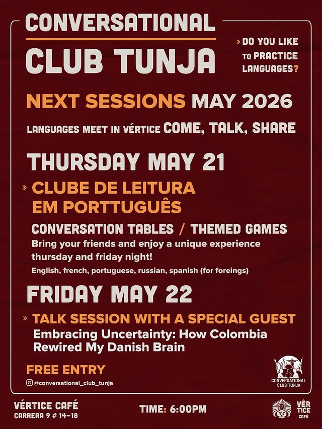 Conversational Club Tunja: Intercambio de Idiomas